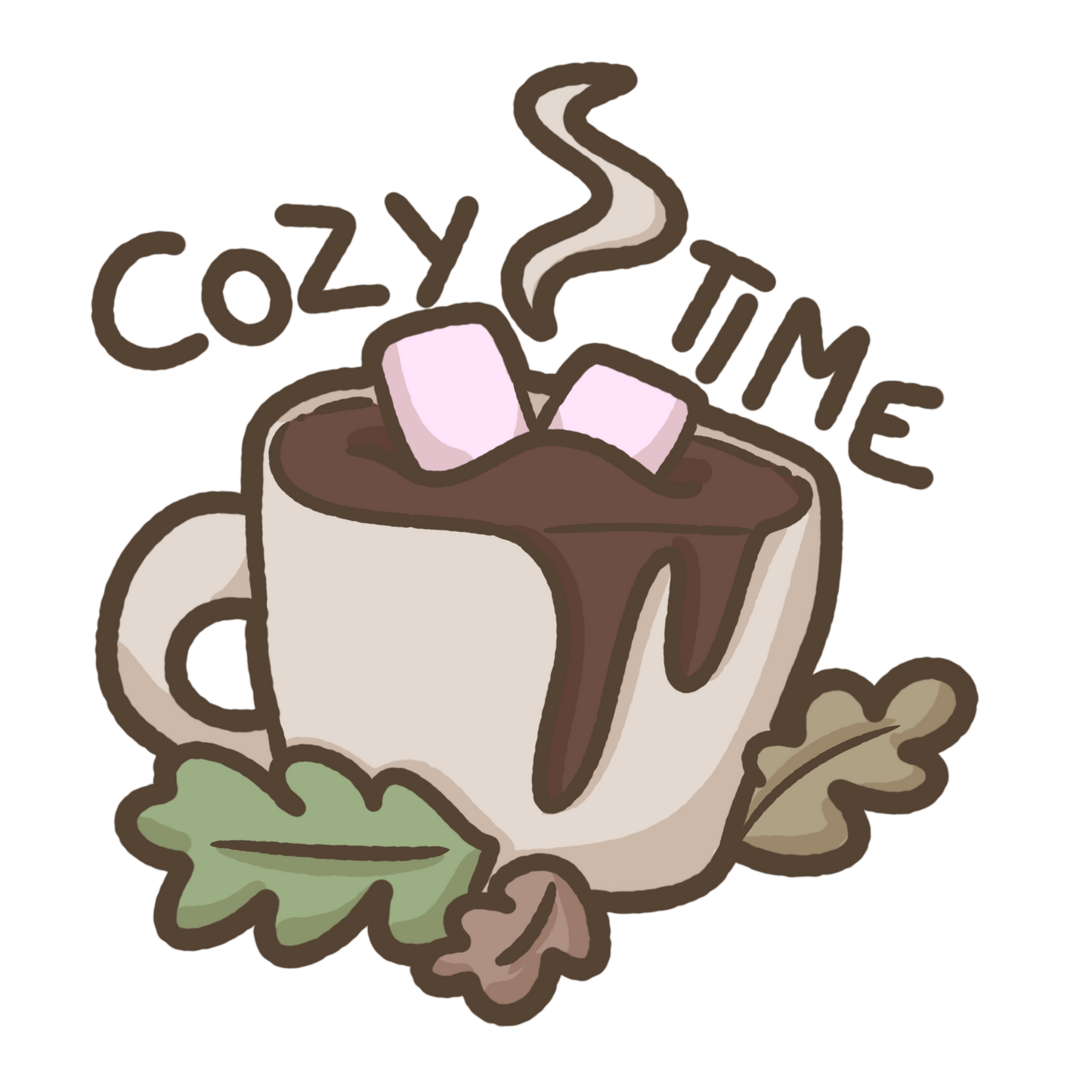 Cozy Time Sticker Waterproof