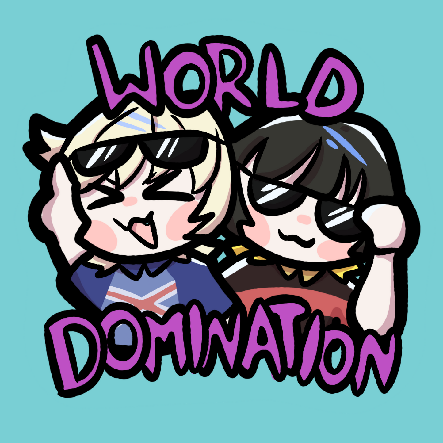 World Domination Sticker