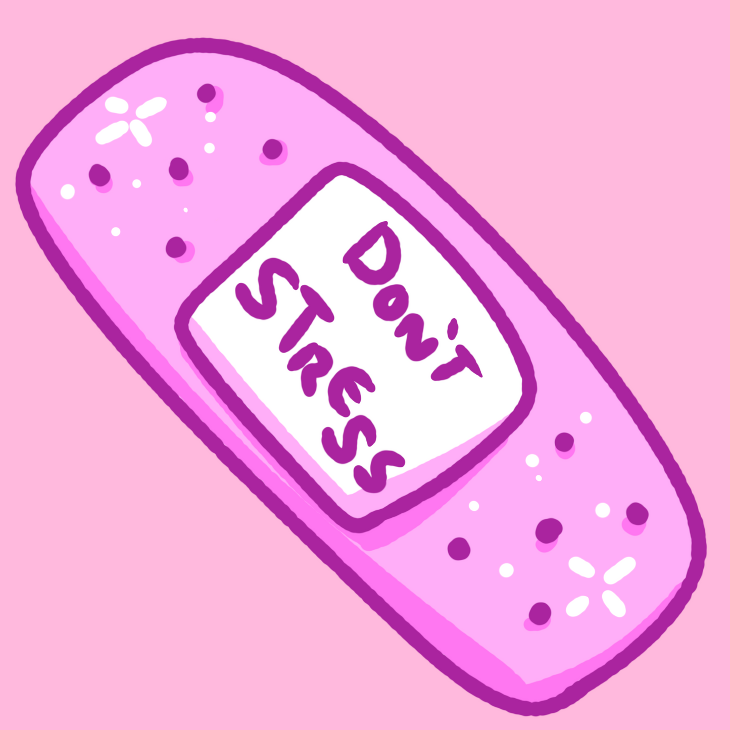Don't Stress Aid Sticker