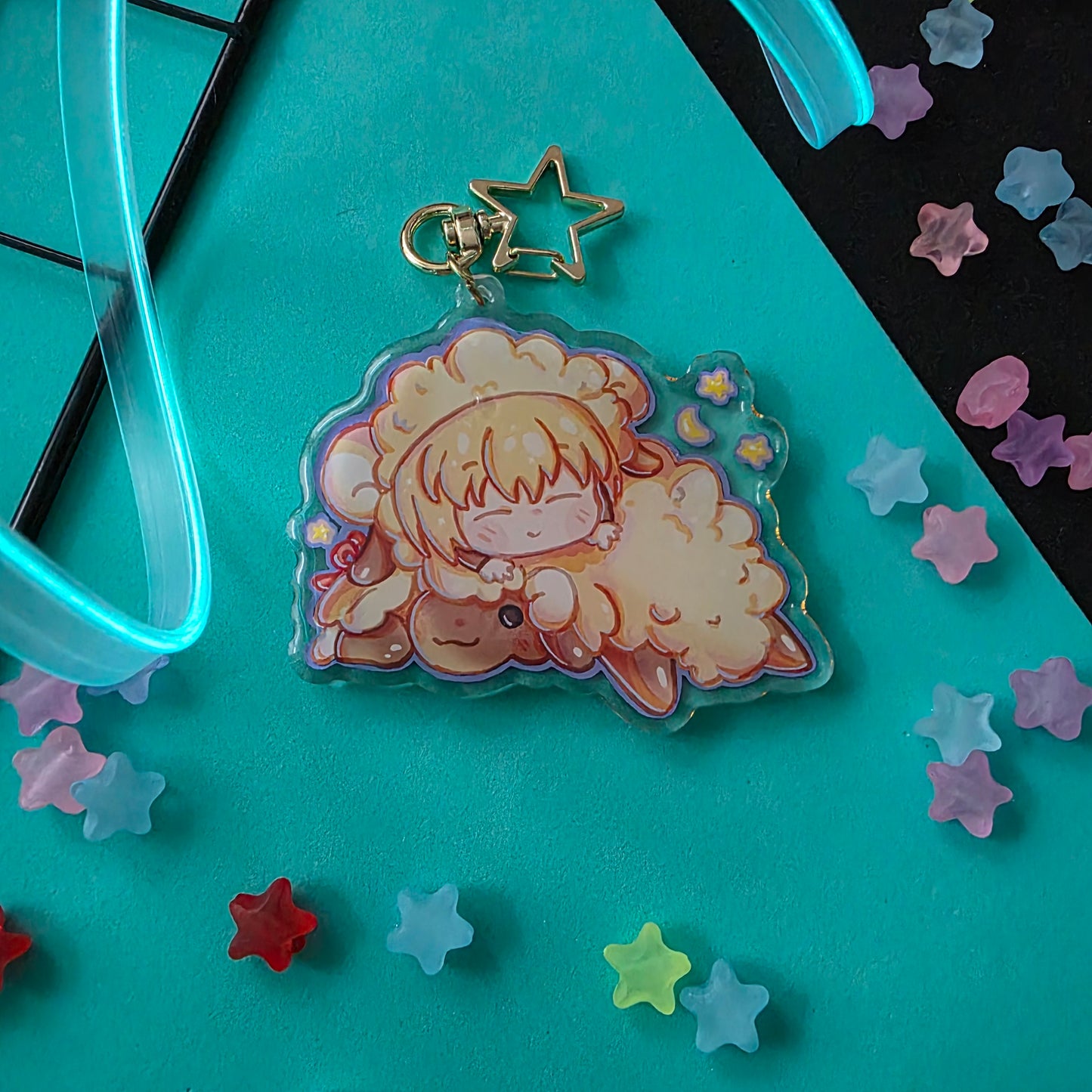 Sheep Keychain