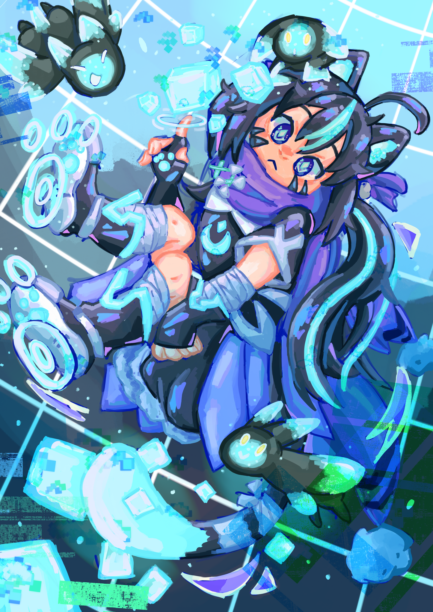 YuKI in Cyberspace Postcard