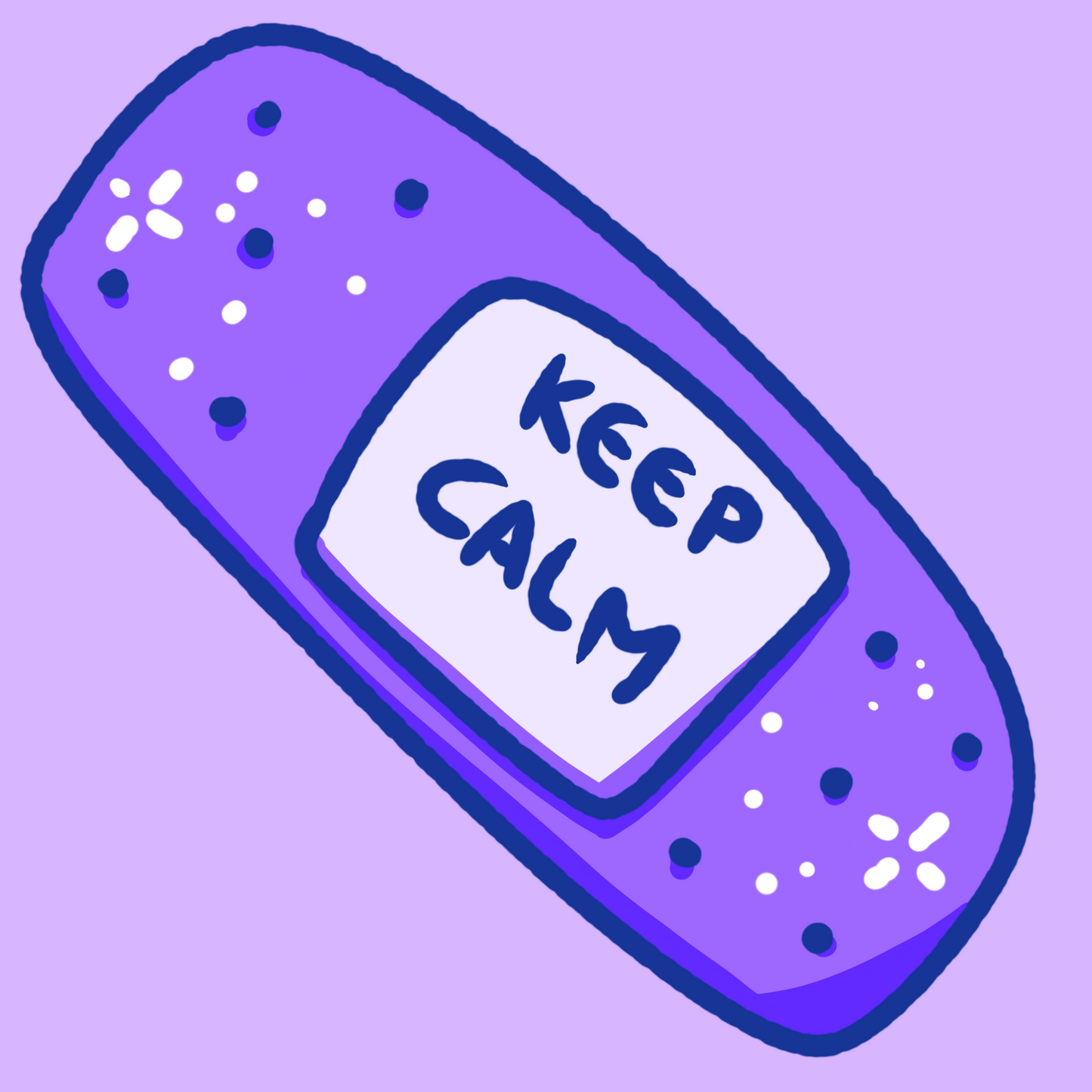 Keep Calm Aid Sticker