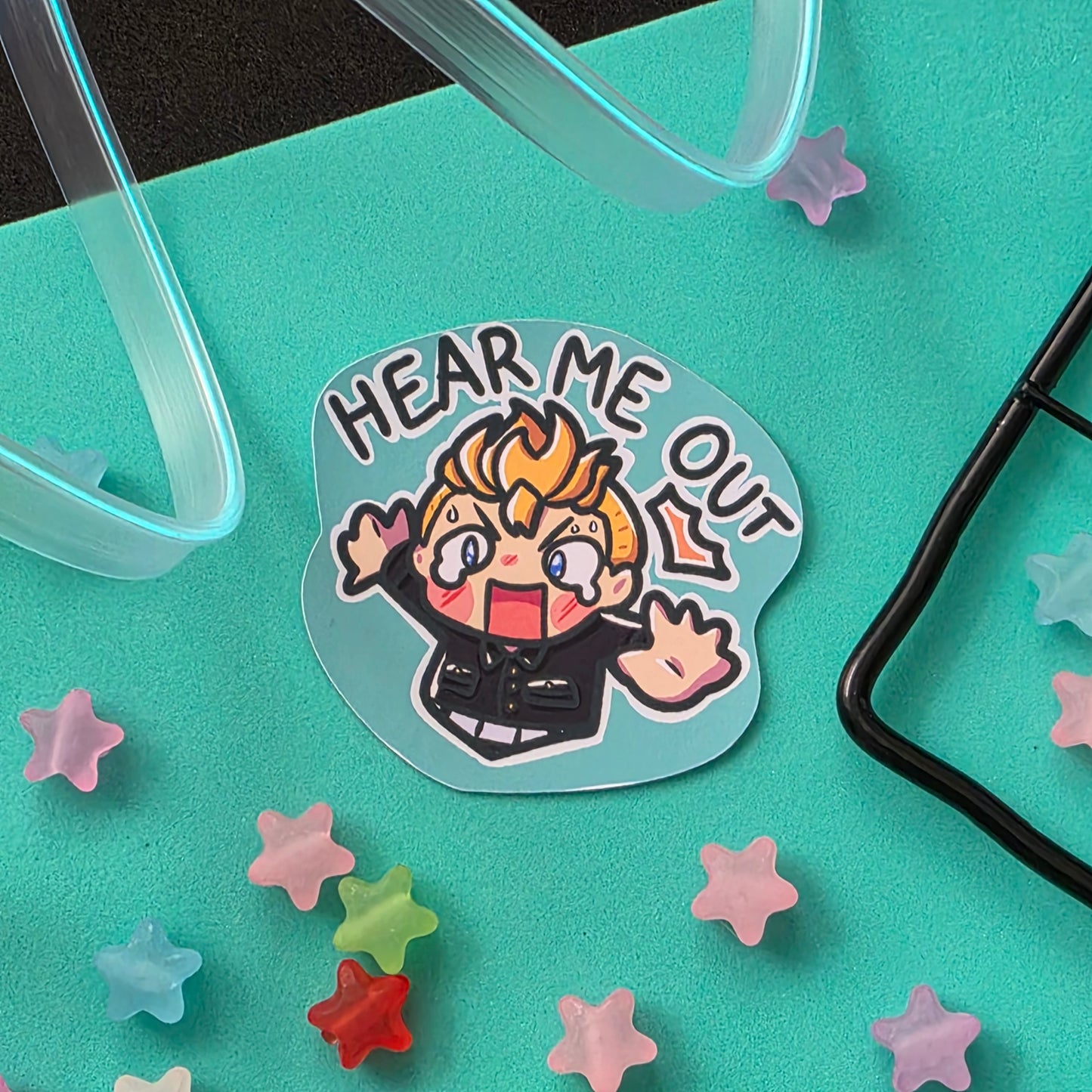Hear me out Sticker