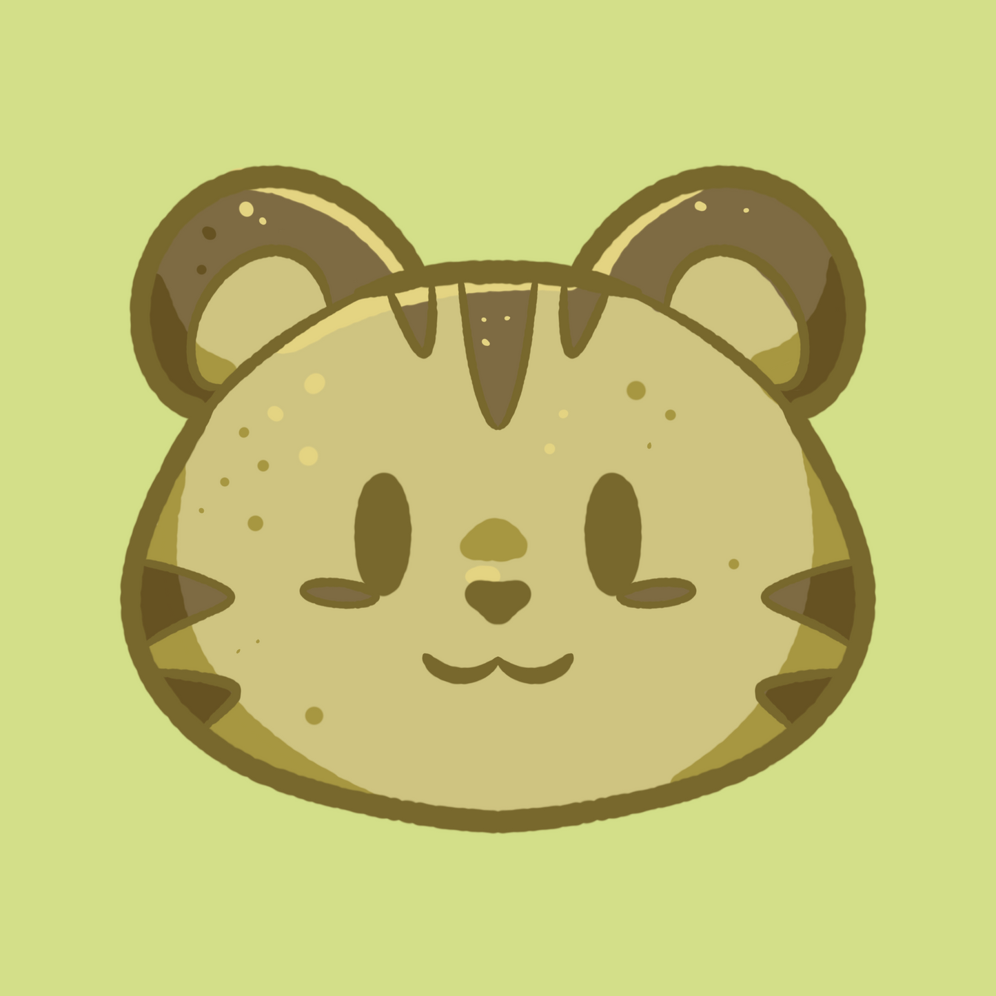 Tiger Cookie Matcha Sticker