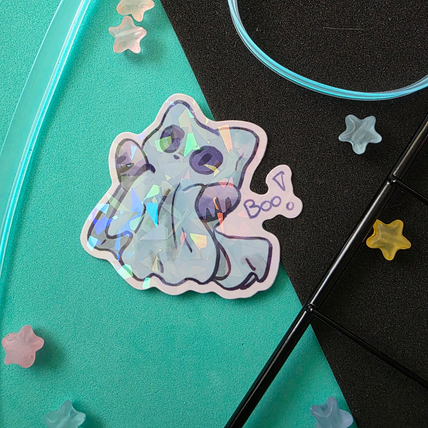 GhostCat Sticker Waterproof