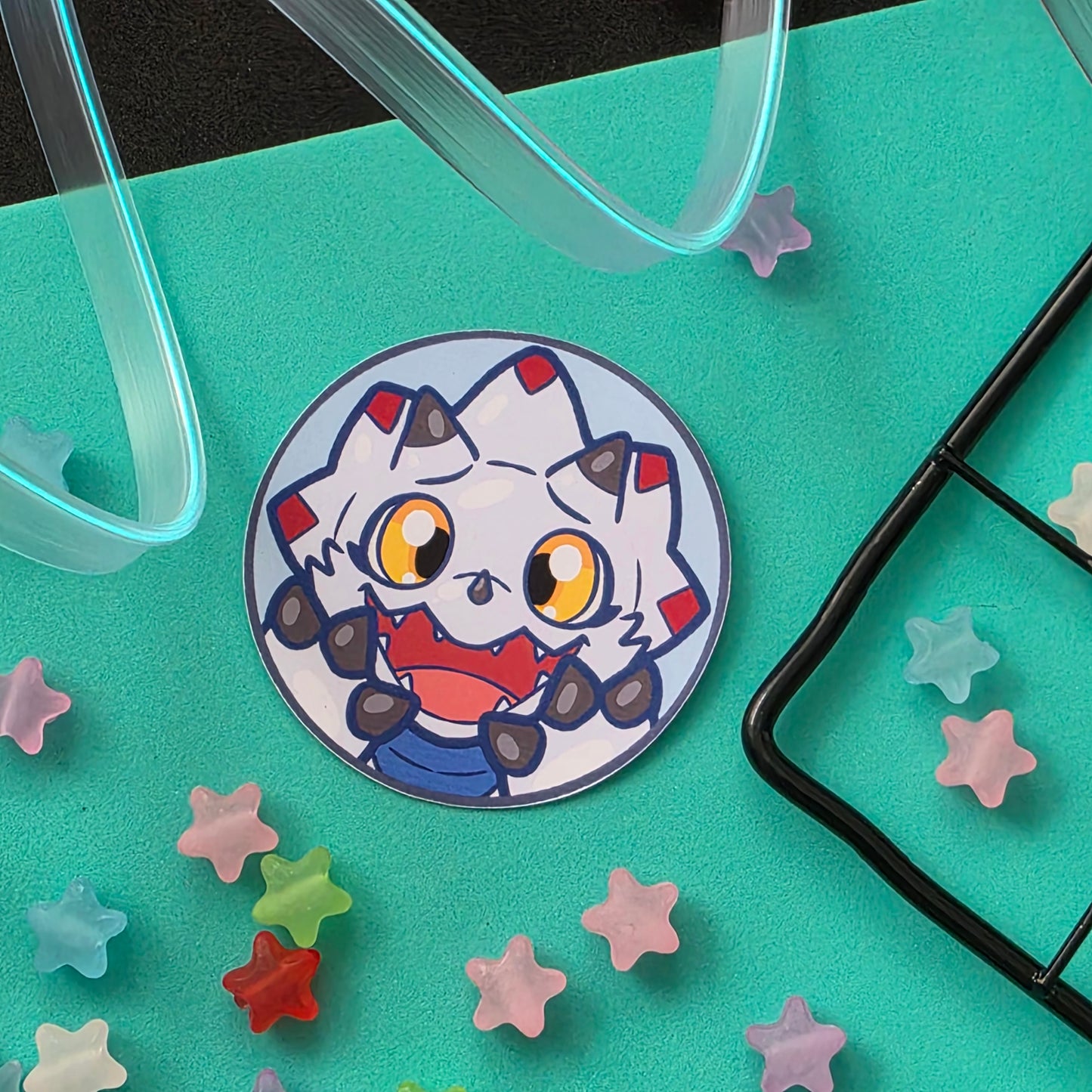 Gammamon Badge Sticker