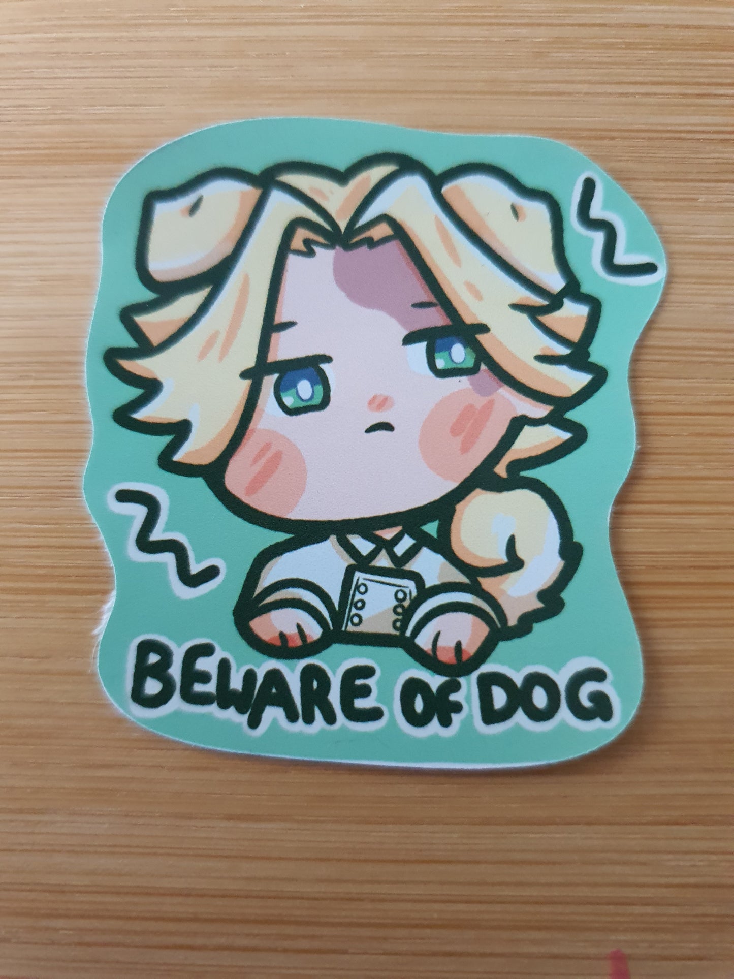 Beware of Dog Sticker