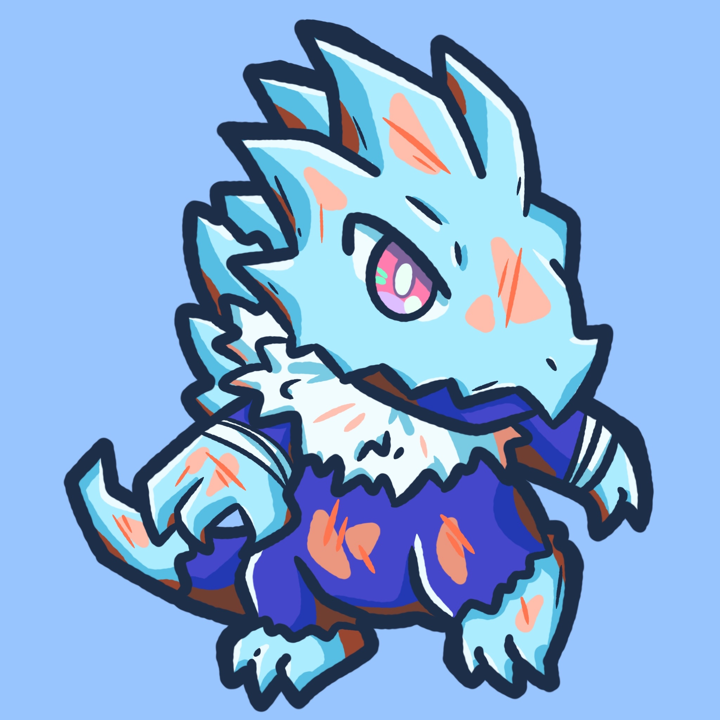 Blucomon Keychain (PREORDER)