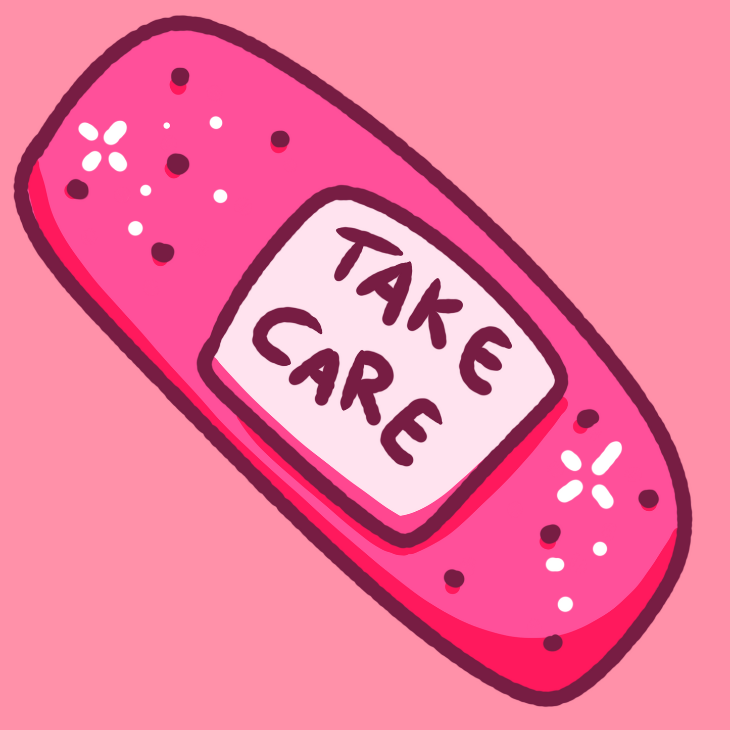 Take Care Aid Sticker