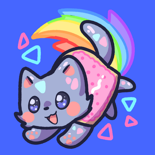 Nyan Cat Keychain (PREORDER)