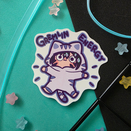 Gremlin Energy Sticker Waterproof