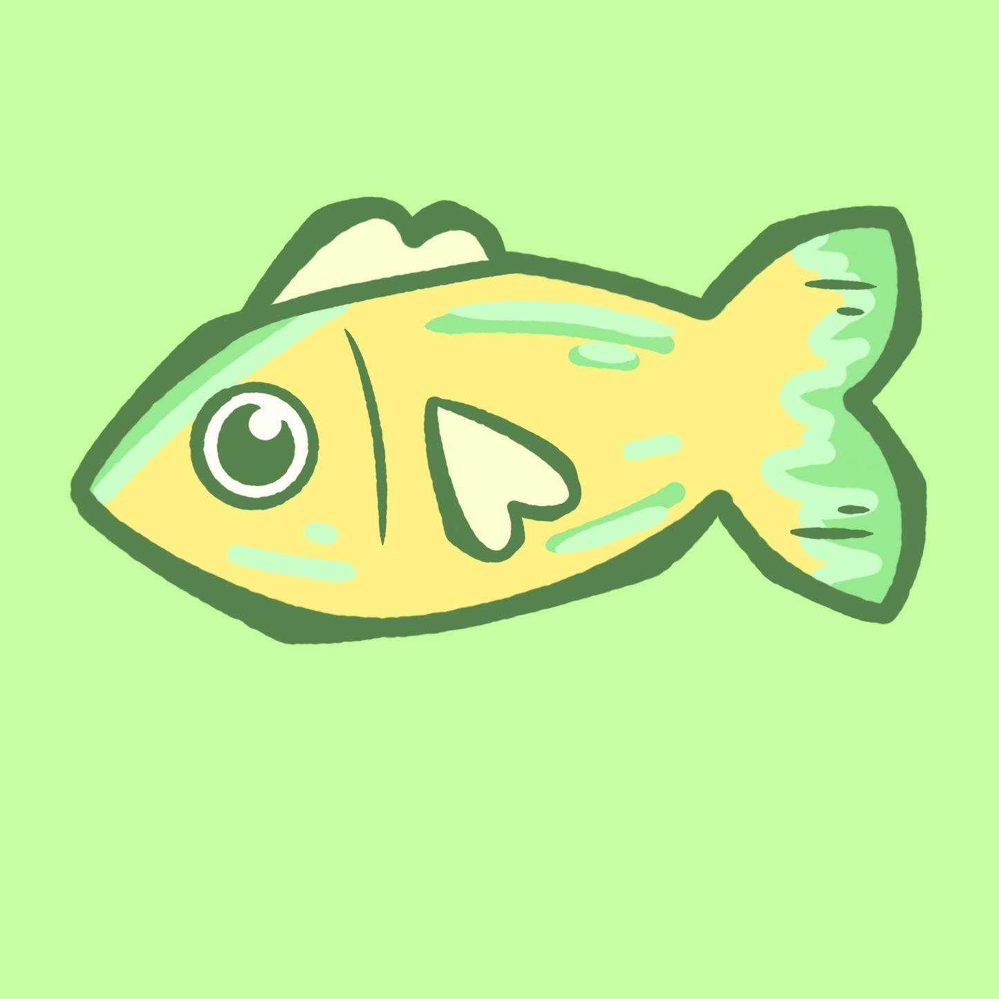 Fish 9 Sticker