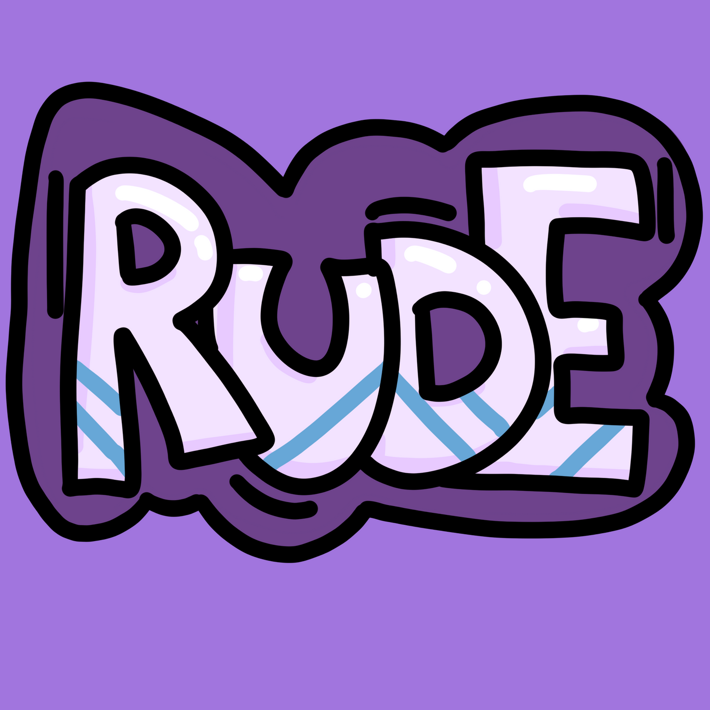 Rude Sticker