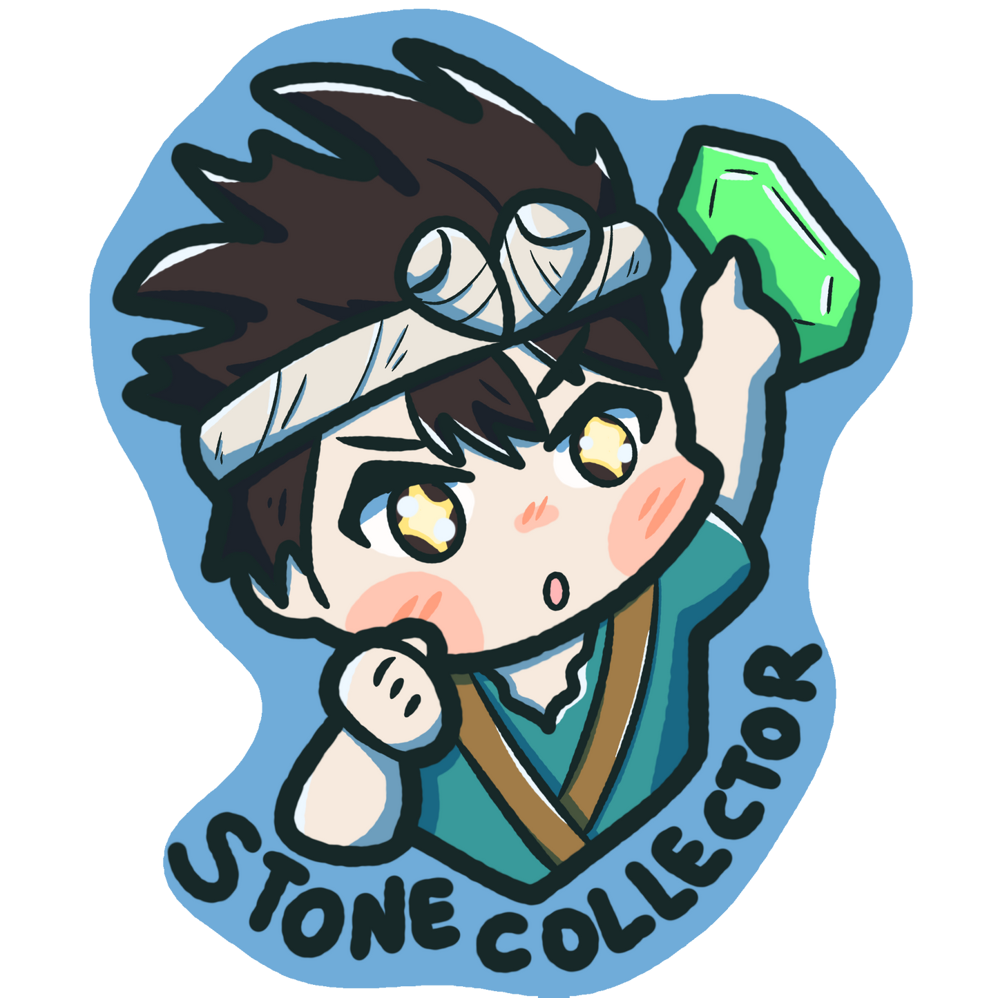 Stone Collector Sticker