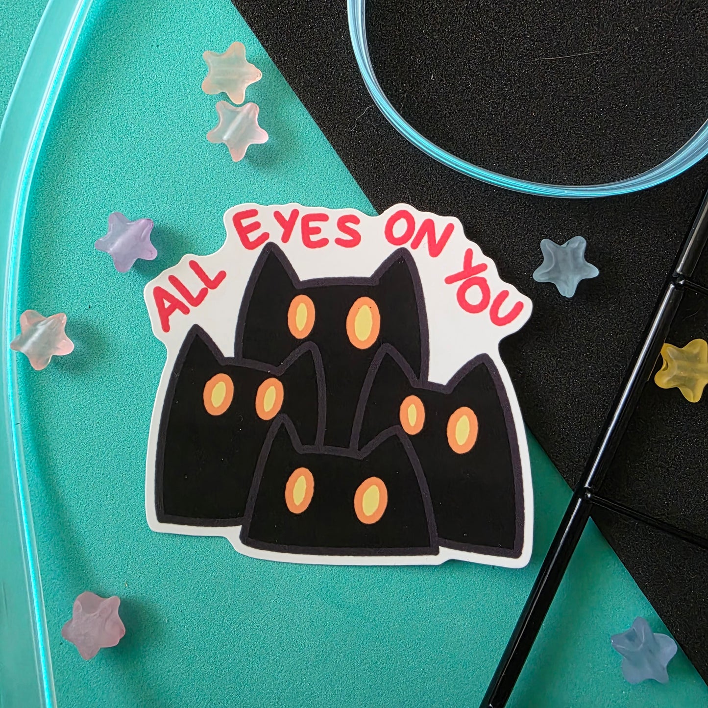 All eyes on you Sticker Waterproof