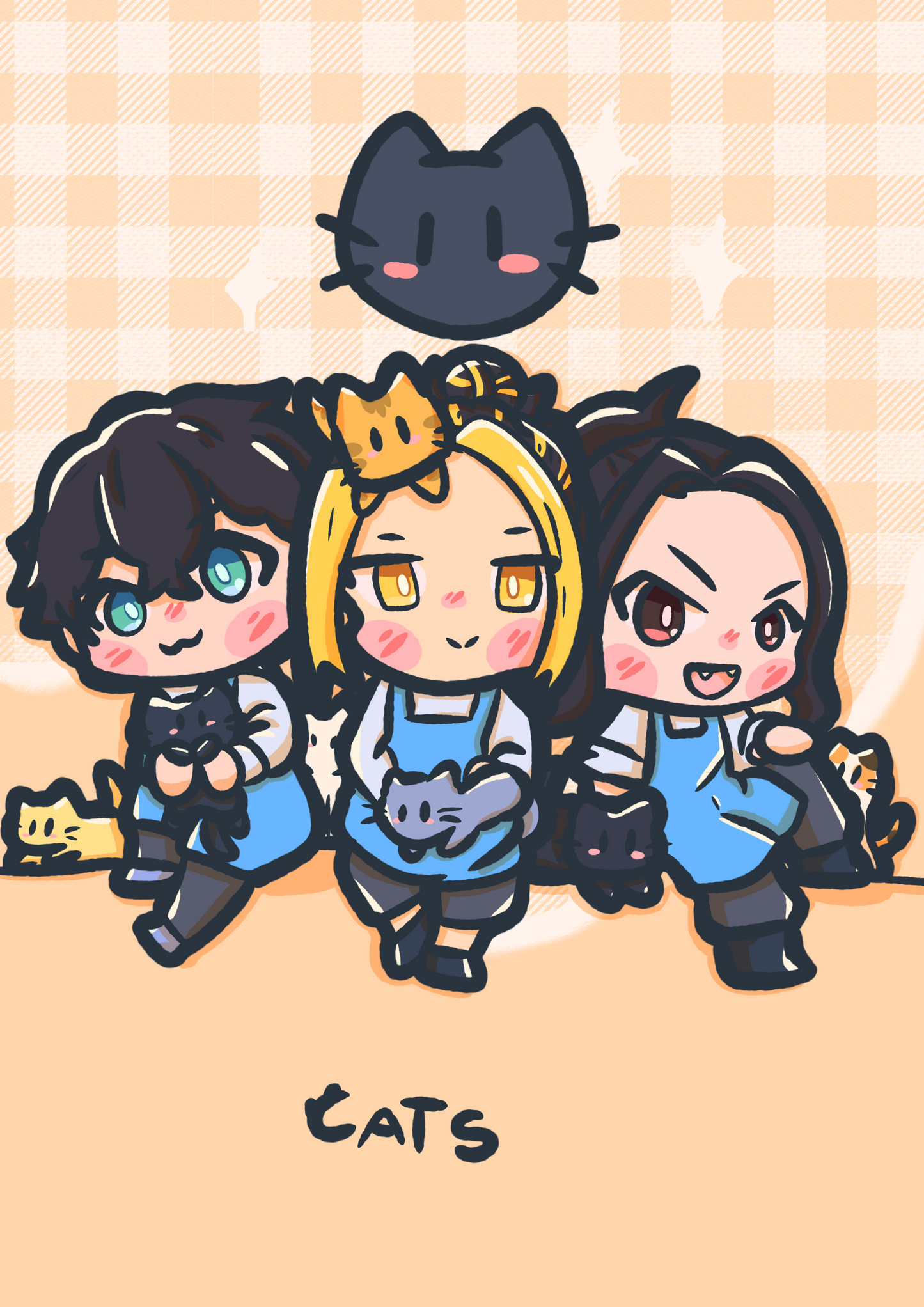 Stickerbuch Baji-Trio