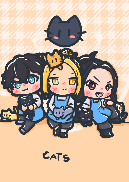 Stickerbuch Baji-Trio