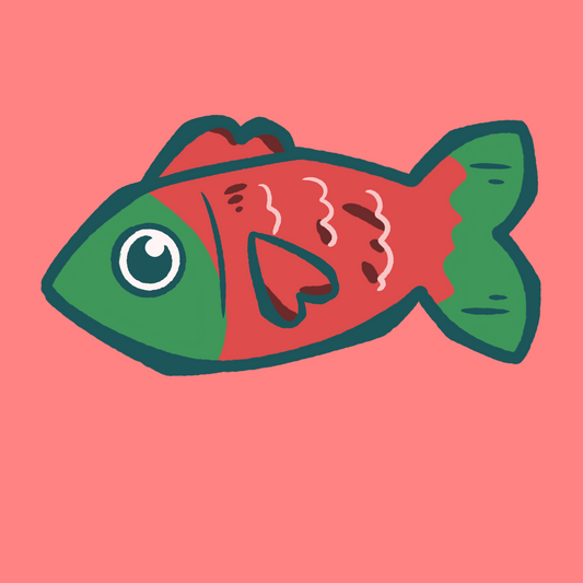 Fish 8 Sticker