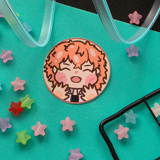Smiley Badge Sticker