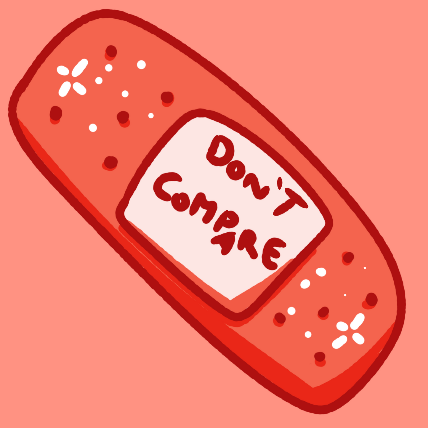Don't Compare Aid Sticker