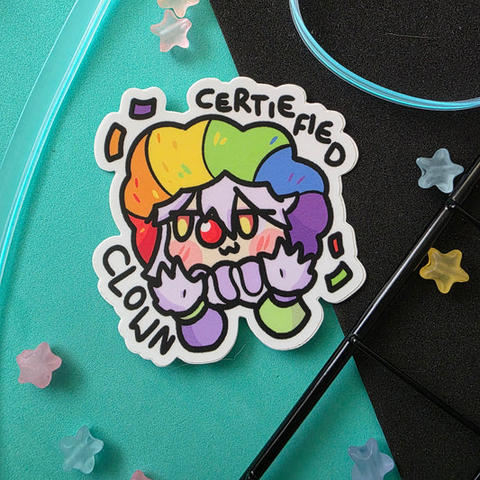 Certified Clown Sticker Waterproof