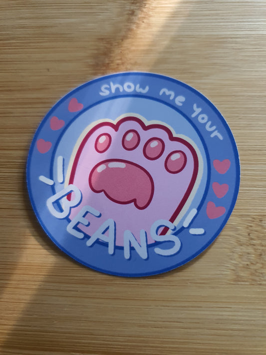 Show me your Beans Sticker