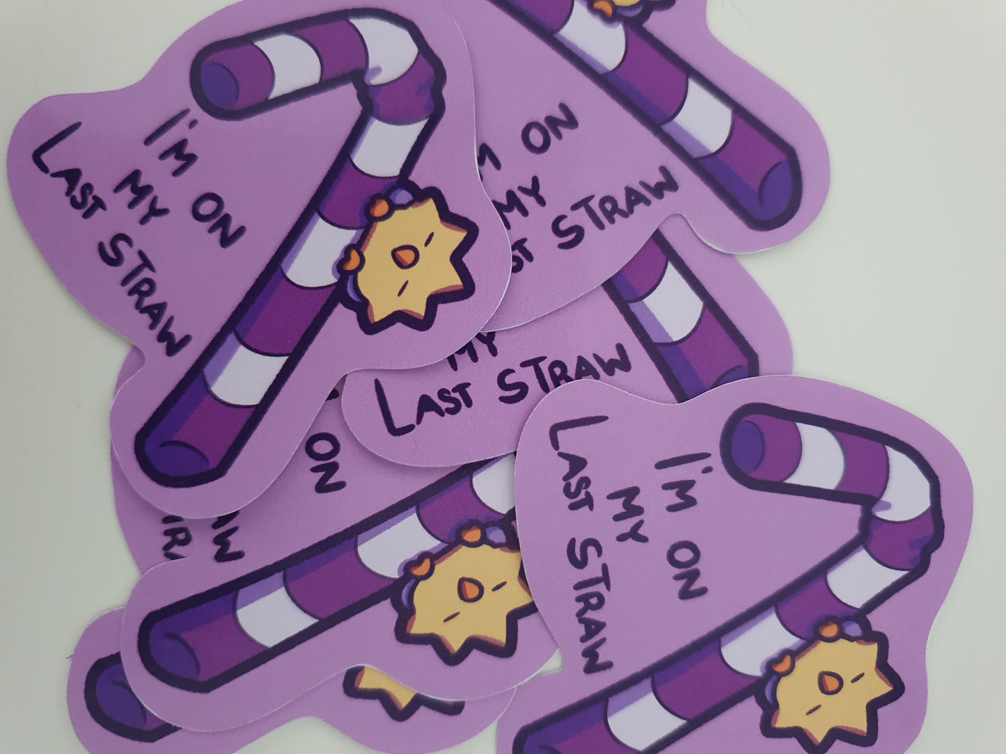 Im on my last straw Sticker