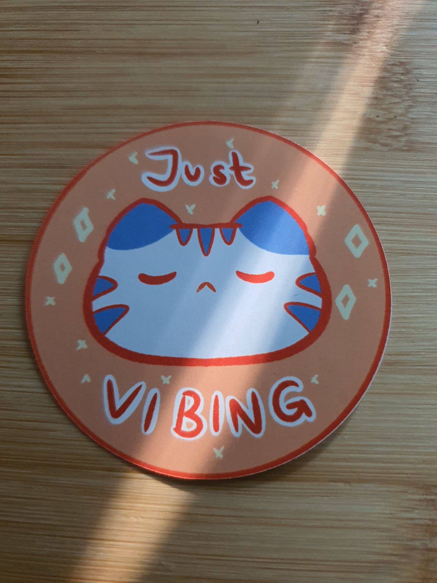 Just Vibing Sticker