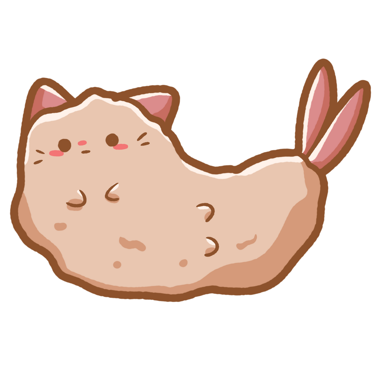 Cat Shrimp Sticker