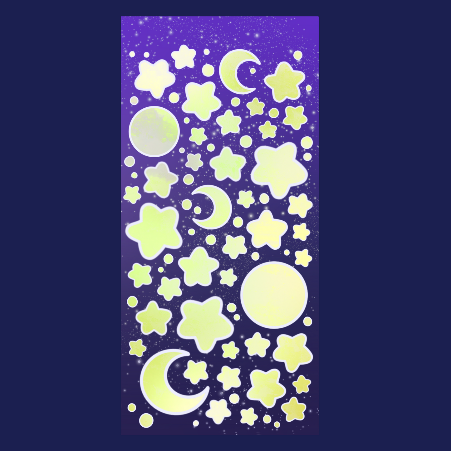 Stars Yellow Stickersheet