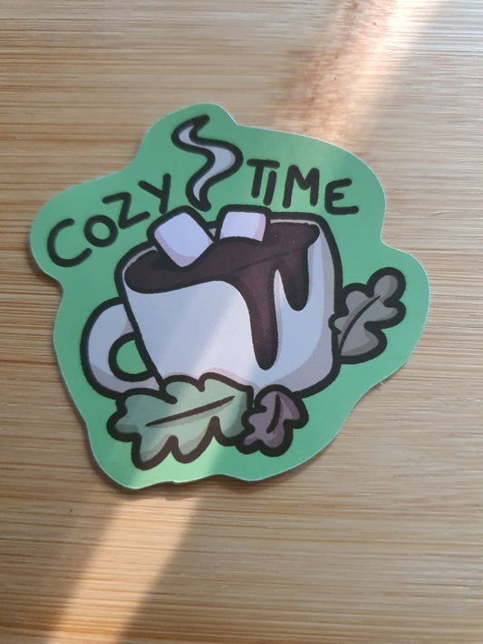 Cozy Time Sticker