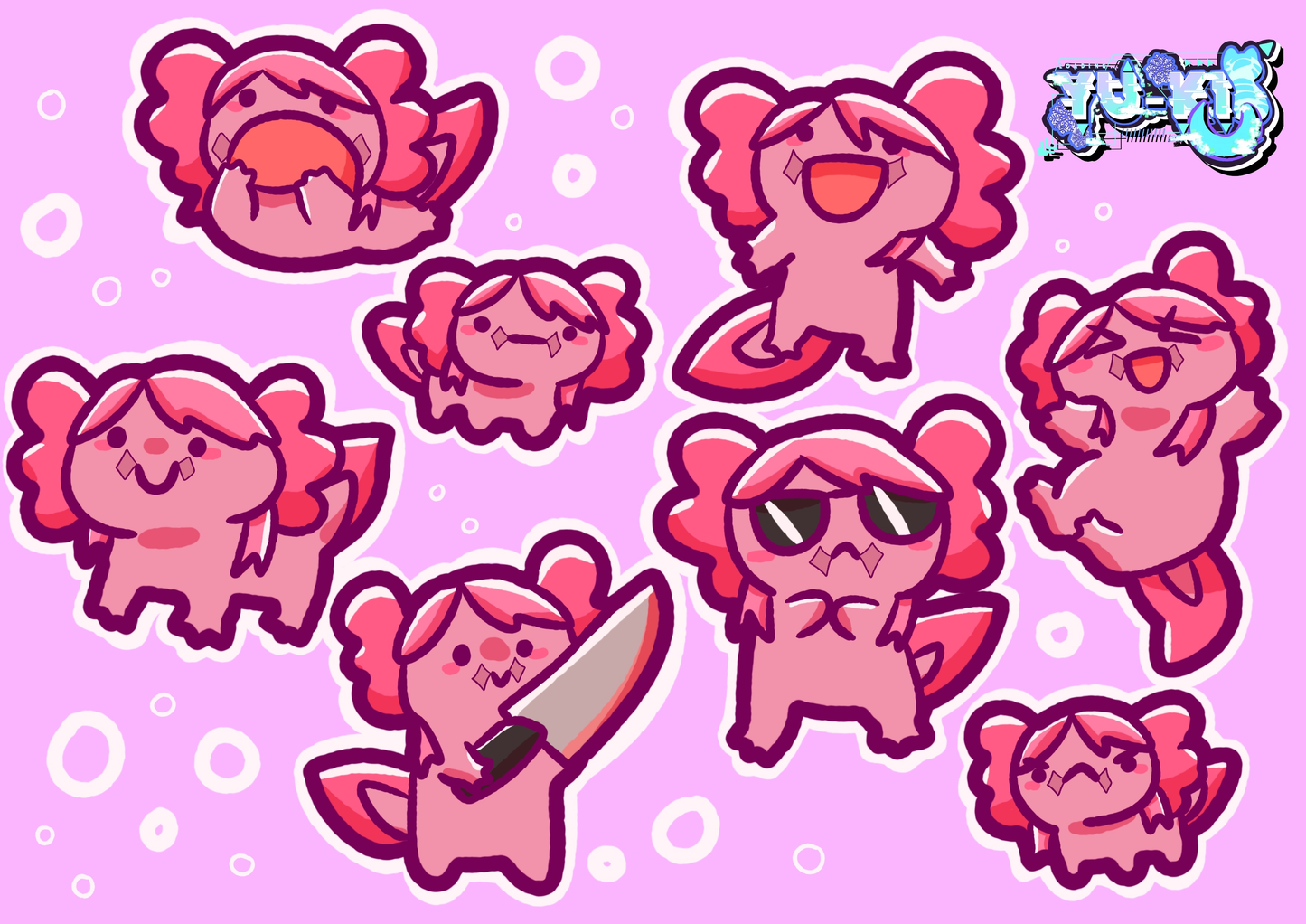 Sanzulotl Stickersheet
