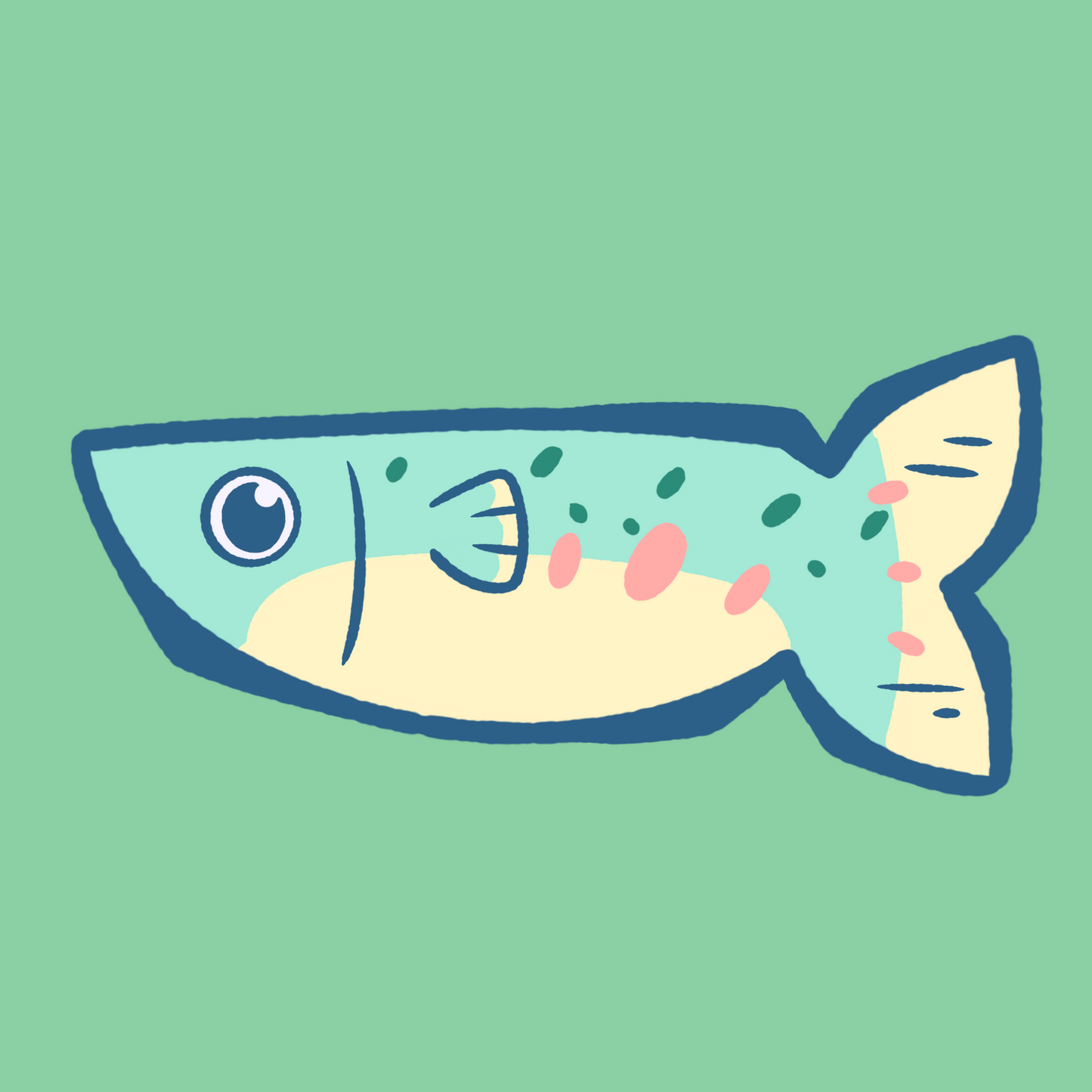 Fish 10 Sticker