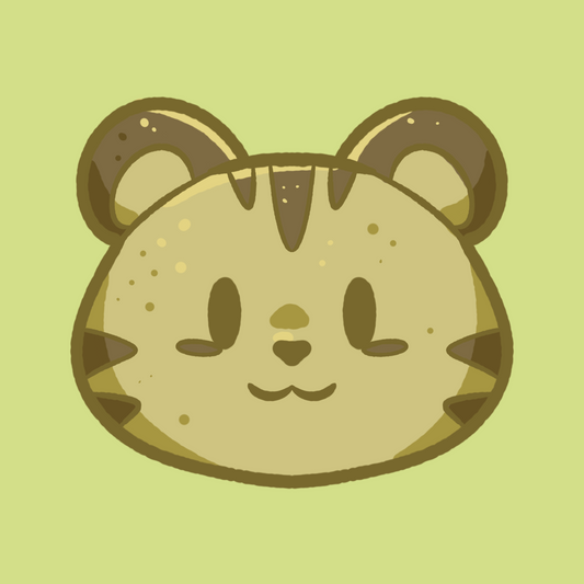 Tiger Cookie Matcha Sticker