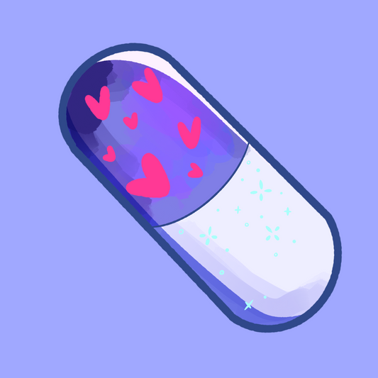 Blue Pill Sticker