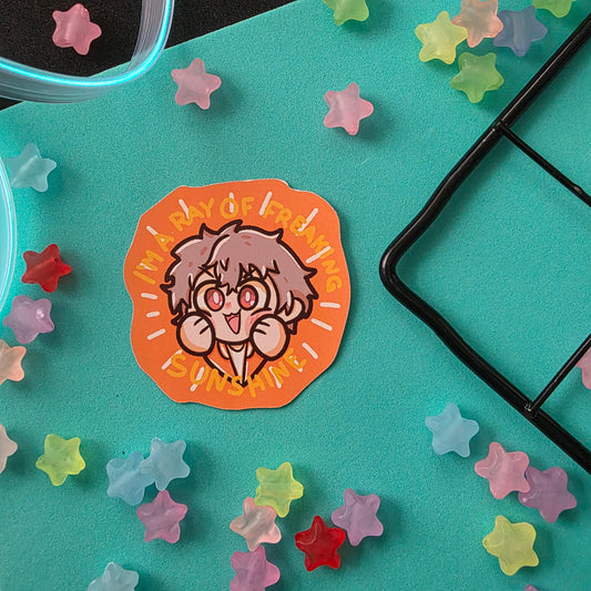 Ray of Freaking Sunshine Sticker