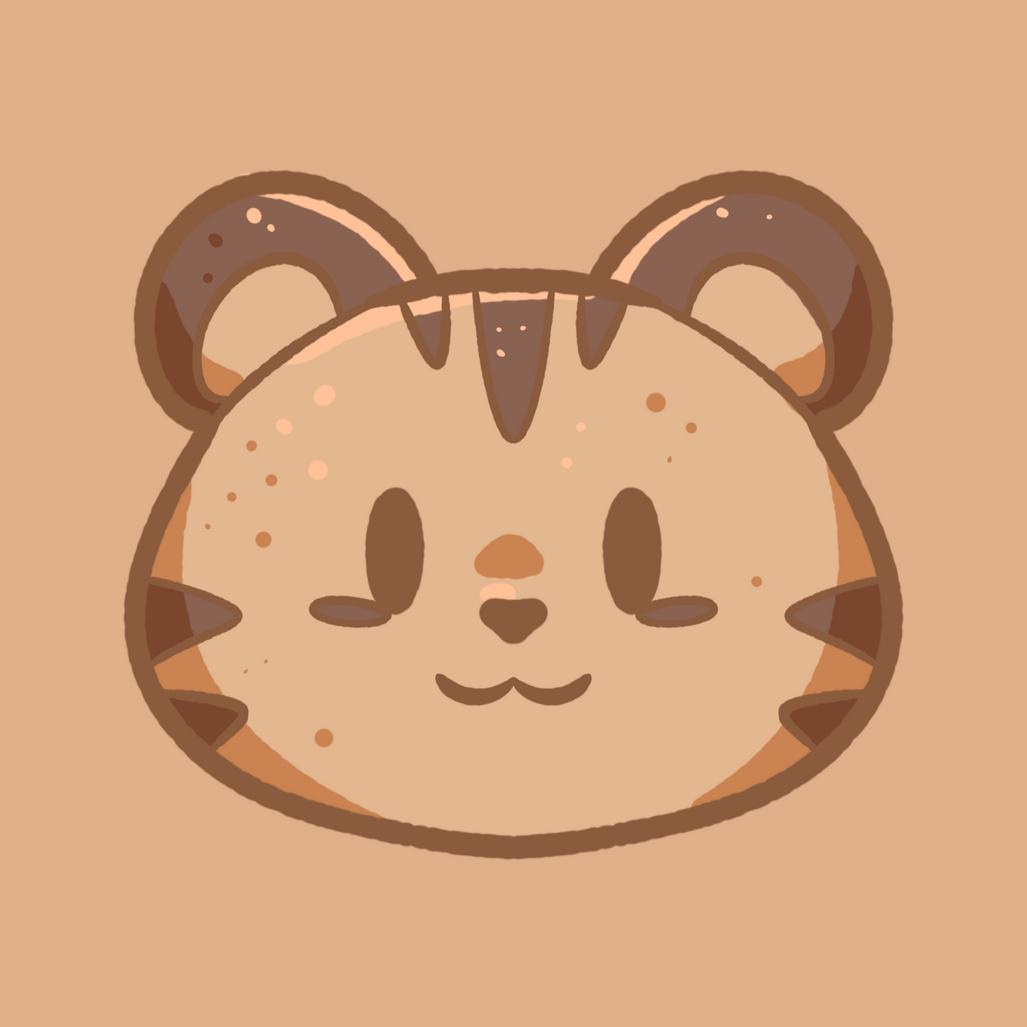 Tiger Cookie Sticker