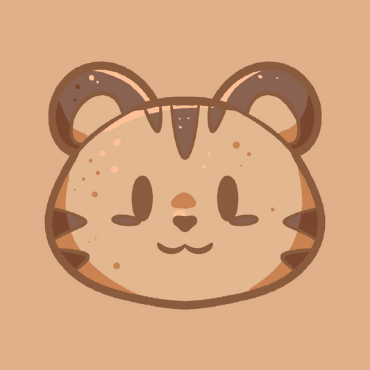 Tiger Cookie Sticker