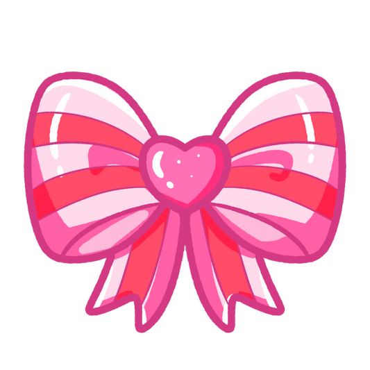 Pink Bow Sticker
