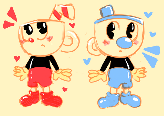 Cuphead Postcard