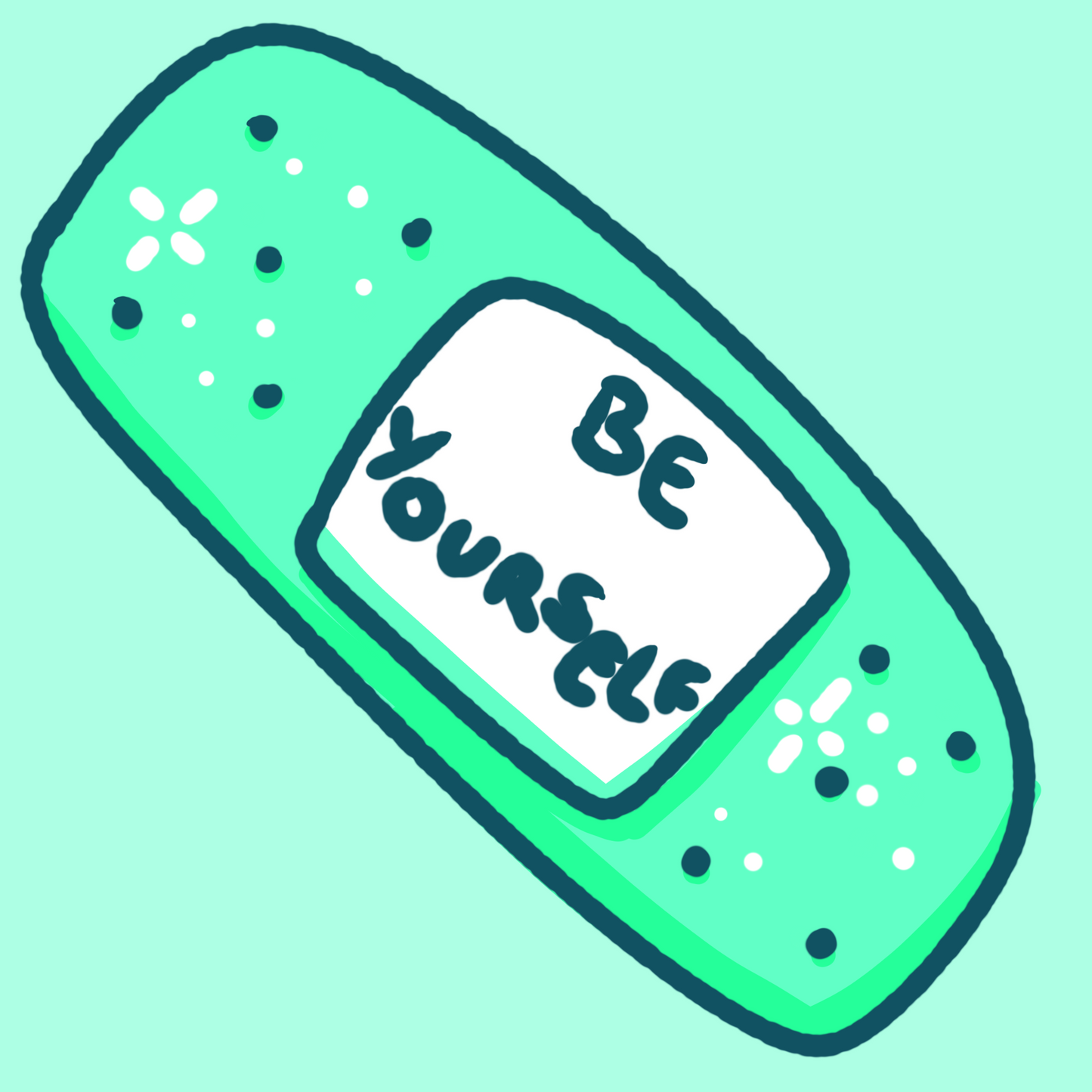 Be Yourself Aid Sticker